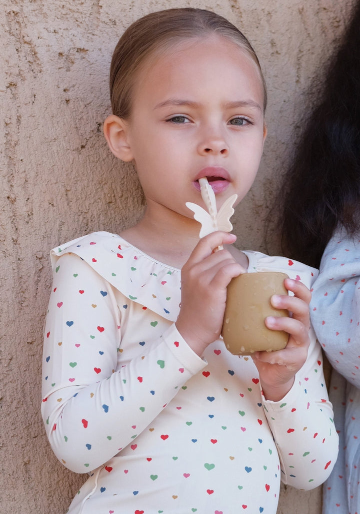 Silicone Sip Straws (4 Pack) | Dragon by Konges Sløjd - Maude Kids Decor