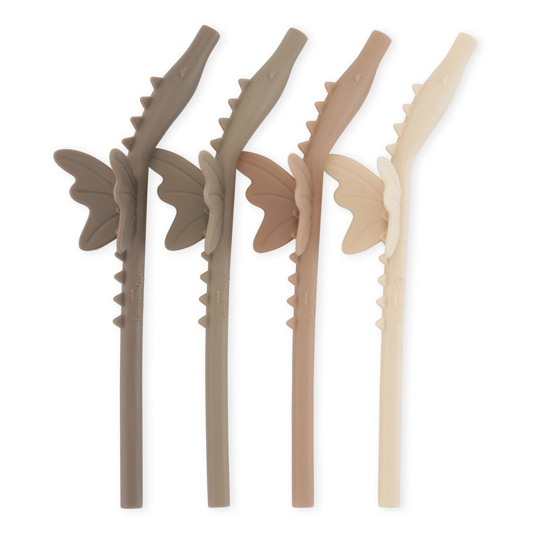 Silicone Sip Straws (4 Pack) | Dragon by Konges Sløjd - Maude Kids Decor