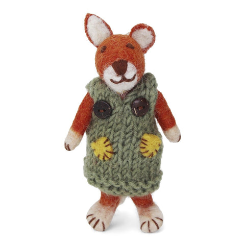Small Girly Fox with Dress by Én Gry & Sif - Maude Kids Decor