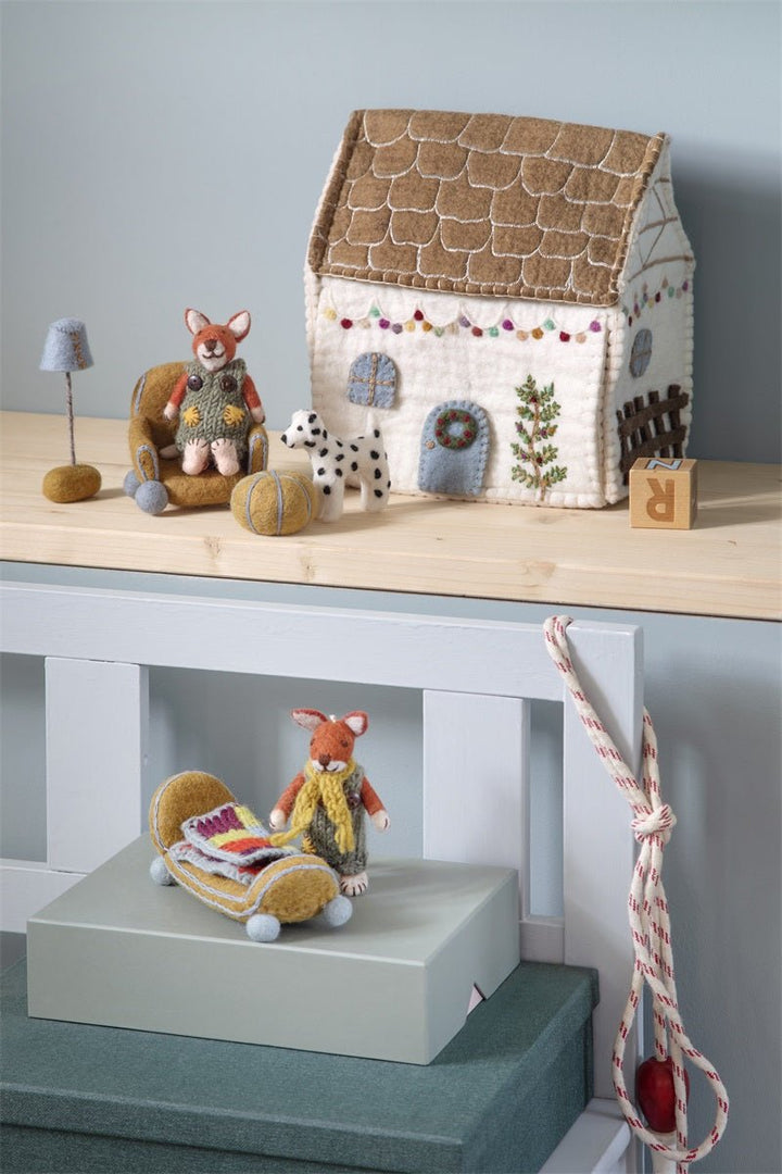 Small Girly Fox with Dress by Én Gry &amp; Sif - Maude Kids Decor