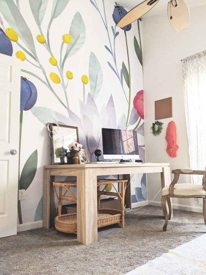 Spring Succulent Wallpaper by Anewall - Maude Kids Decor