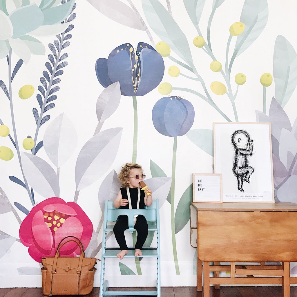 Spring Succulent Wallpaper by Anewall - Maude Kids Decor
