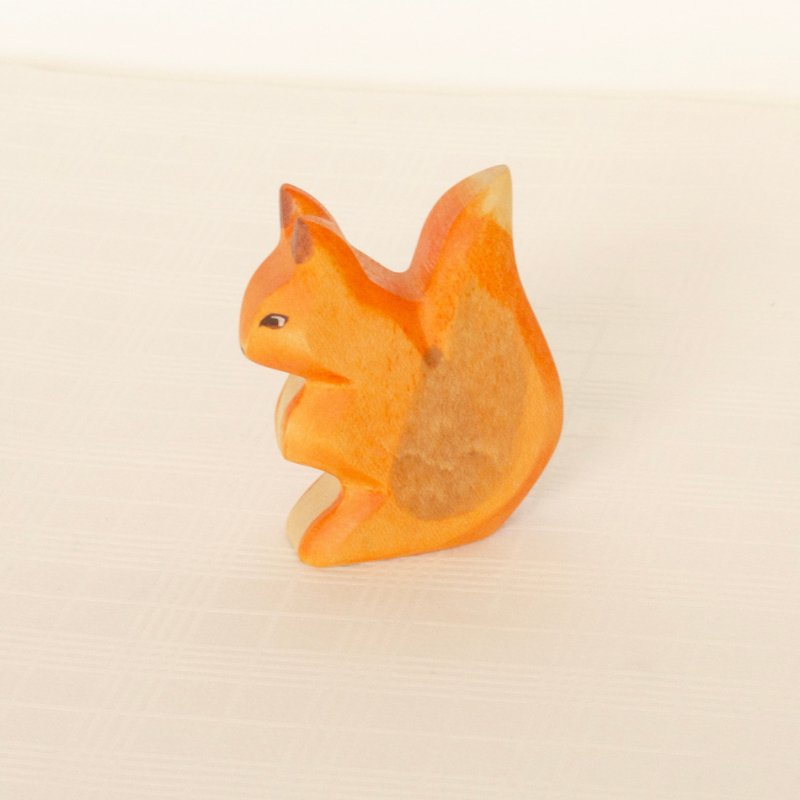Squirrel Wooden Figurine by HolzWald - Maude Kids Decor