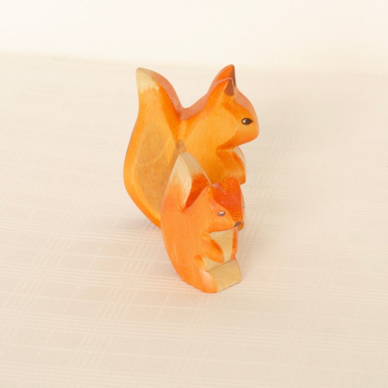 Squirrel Wooden Figurine by HolzWald - Maude Kids Decor