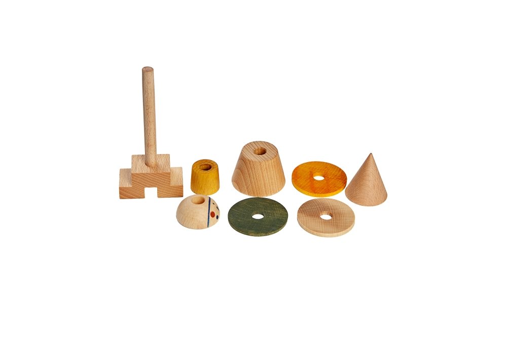 Stacking Toy Stick Figure Puzzle by Wooden Story - Maude Kids Decor