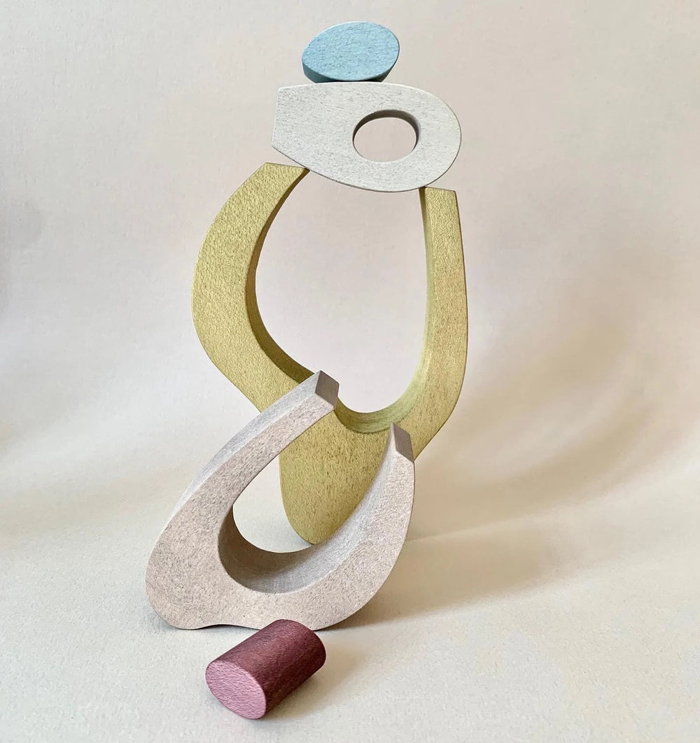 Stacking Wooden Pear by Briki Vroom Vroom - Maude Kids Decor