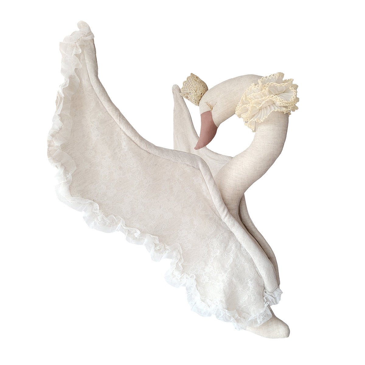 Swan with Lace by Love Me - Maude Kids Decor