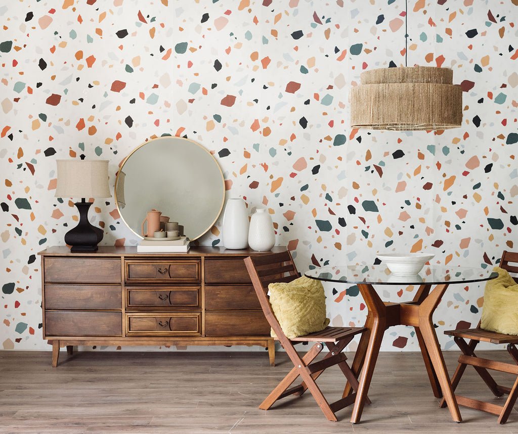 The Terrazzo Wallpaper | Light by Anewall - Maude Kids Decor