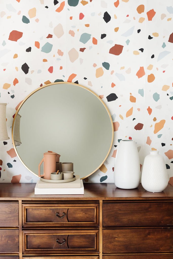 The Terrazzo Wallpaper | Light by Anewall - Maude Kids Decor