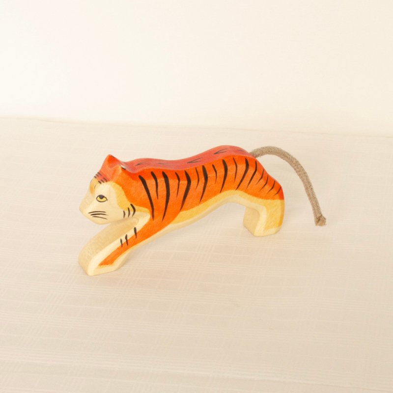 Tiger Wooden Figurine by HolzWald - Maude Kids Decor