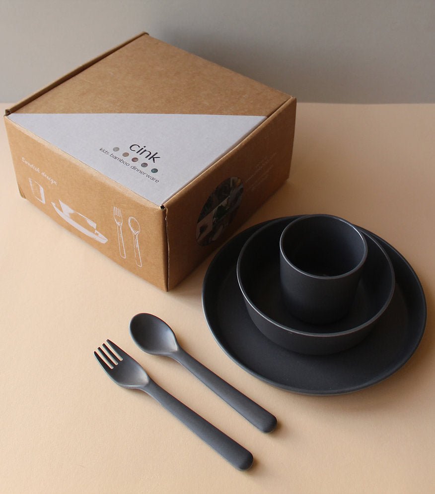 Toddler Bamboo Dinnerware Set | Ocean by Cink - Maude Kids Decor