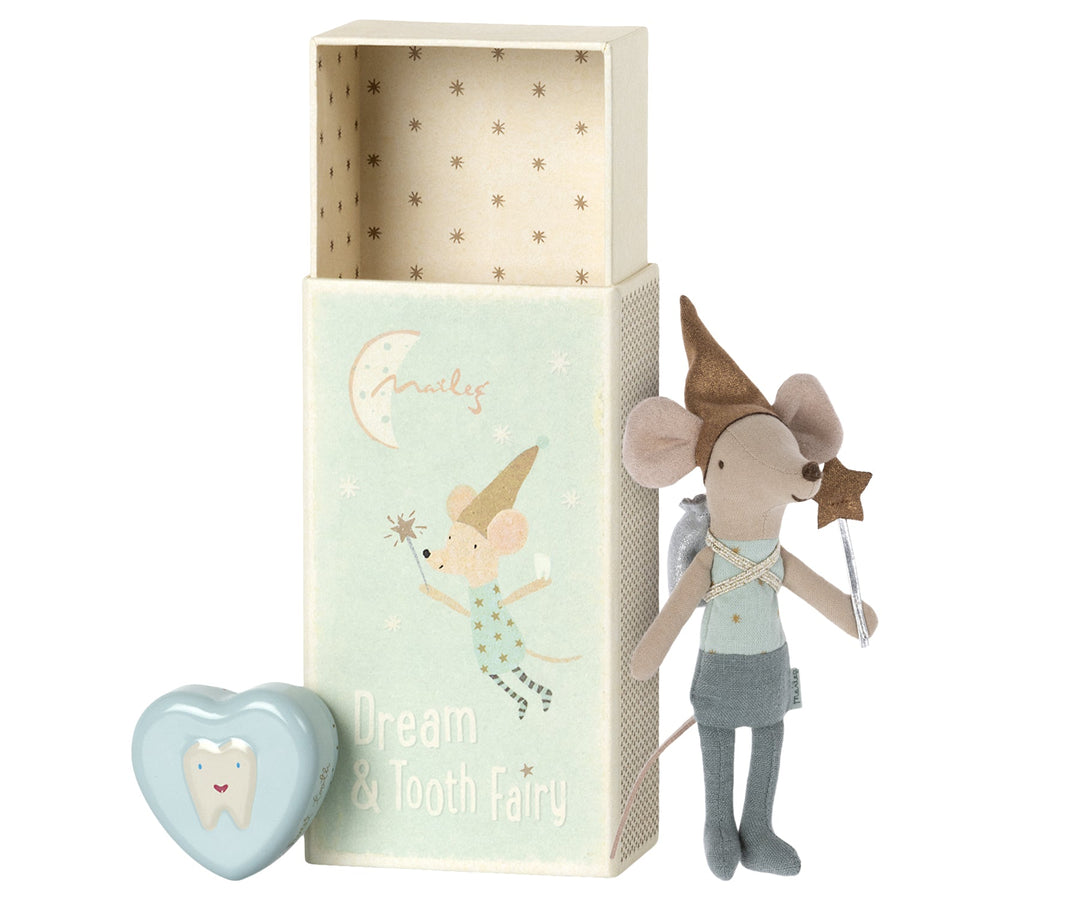 Tooth Fairy Mouse in Matchbox by Maileg - Maude Kids Decor