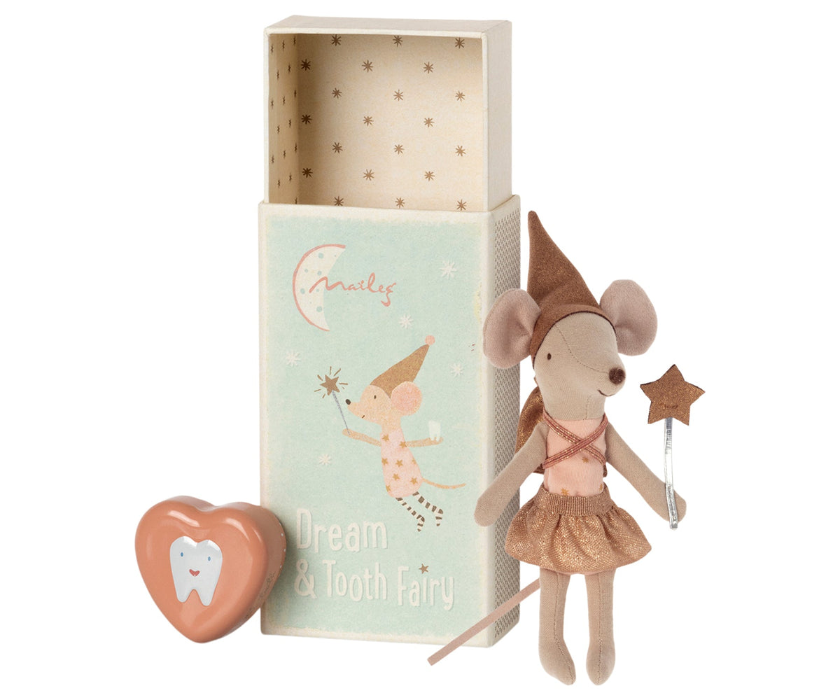 Tooth Fairy Mouse in Matchbox by Maileg - Maude Kids Decor