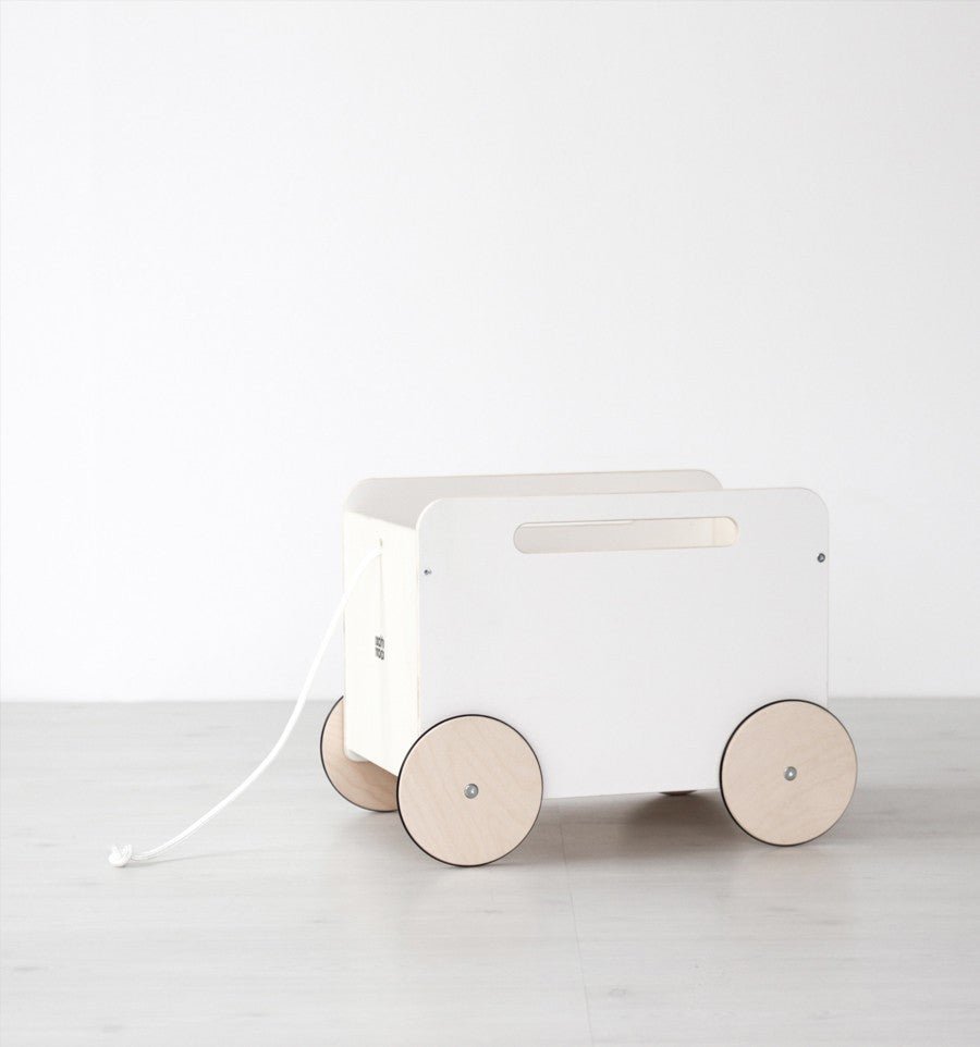 Toy Chest on Wheels | White by Ooh Noo - Maude Kids Decor