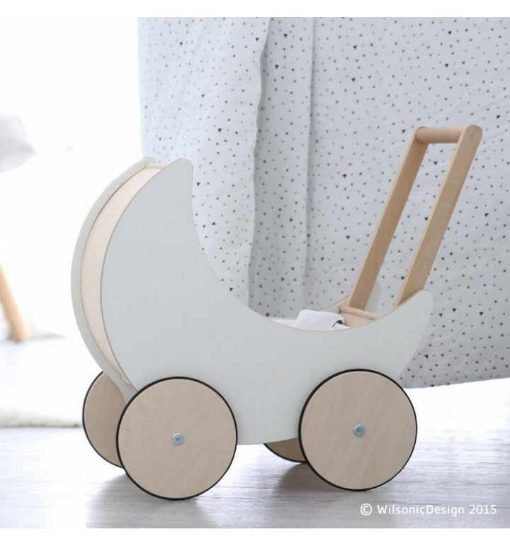 Toy Pram | White by Ooh Noo - Maude Kids Decor