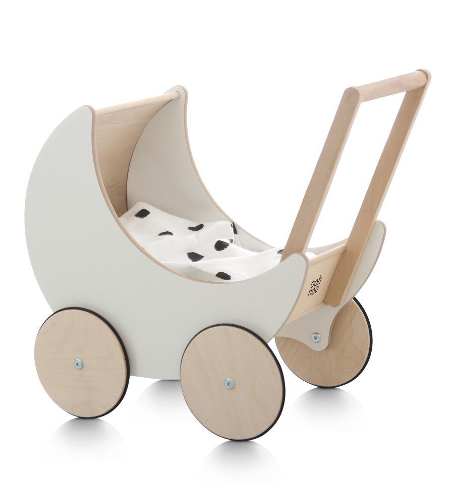 Toy Pram | White by Ooh Noo - Maude Kids Decor