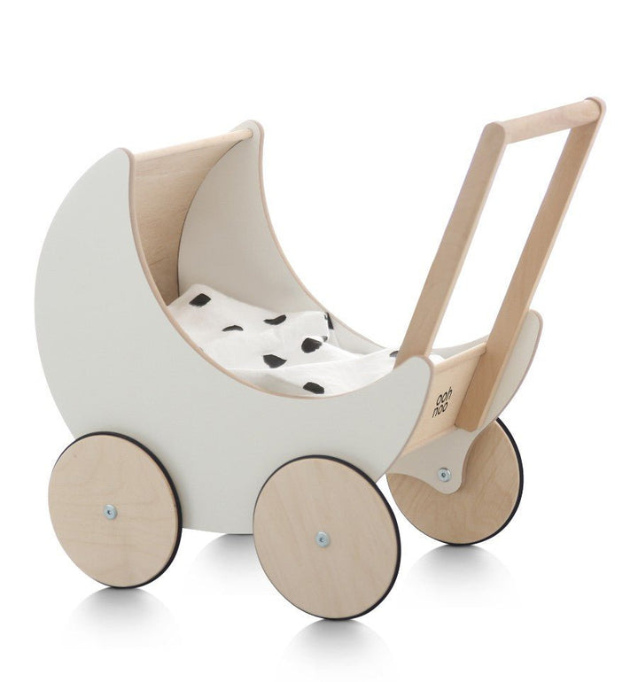 Toy Pram | White by Ooh Noo - Maude Kids Decor