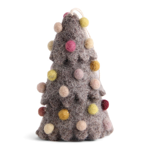 Tree Christmas Ornament | Grey by Én Gry & Sif - Maude Kids Decor