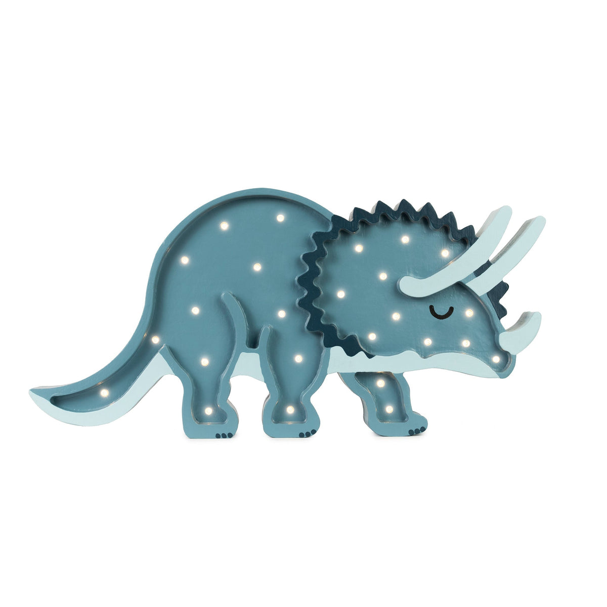 Triceratops Night Light | Jurassic Navy by Little Lights - Maude Kids Decor