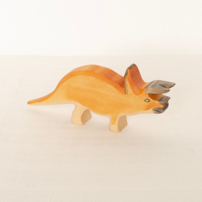 Triceratops Wooden Figurine by HolzWald - Maude Kids Decor