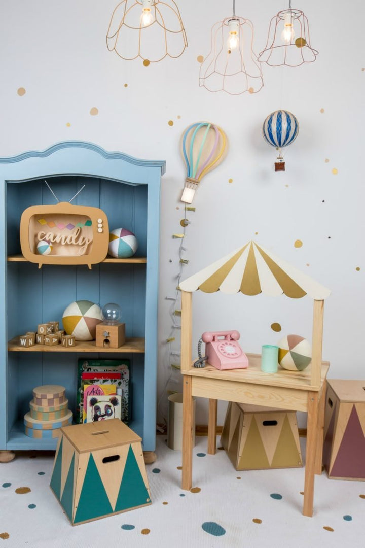 TV Shelf "Teevee" | Caramel Brown by Up! Warsaw - Maude Kids Decor