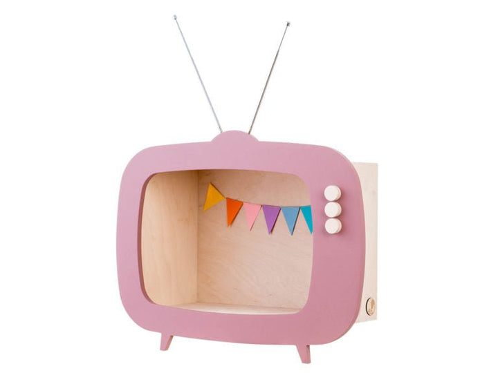 TV Shelf "Teevee" | Dusty Rose by Up! Warsaw - Maude Kids Decor