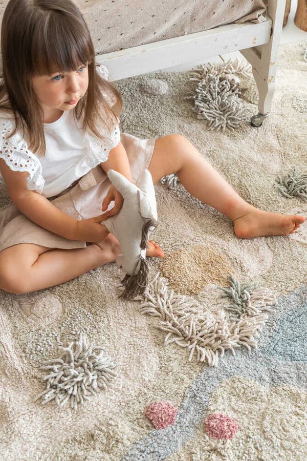 Washable Play Rug | Path of Nature by Lorena Canals - Maude Kids Decor