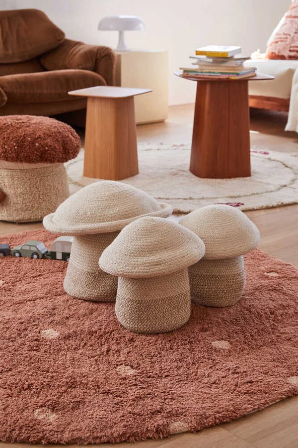Washable Round Dot Rug by Lorena Canals - Maude Kids Decor