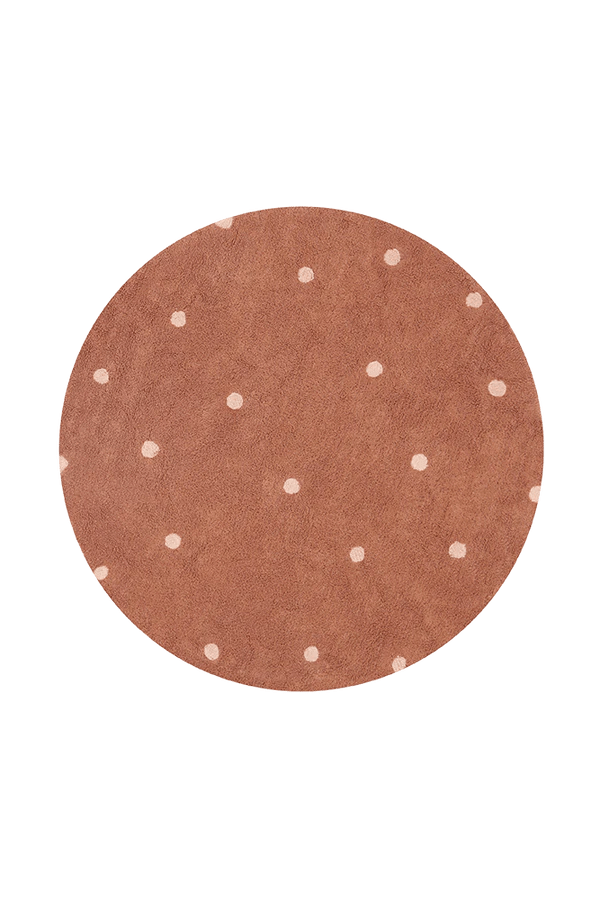 Washable Round Dot Rug by Lorena Canals - Maude Kids Decor