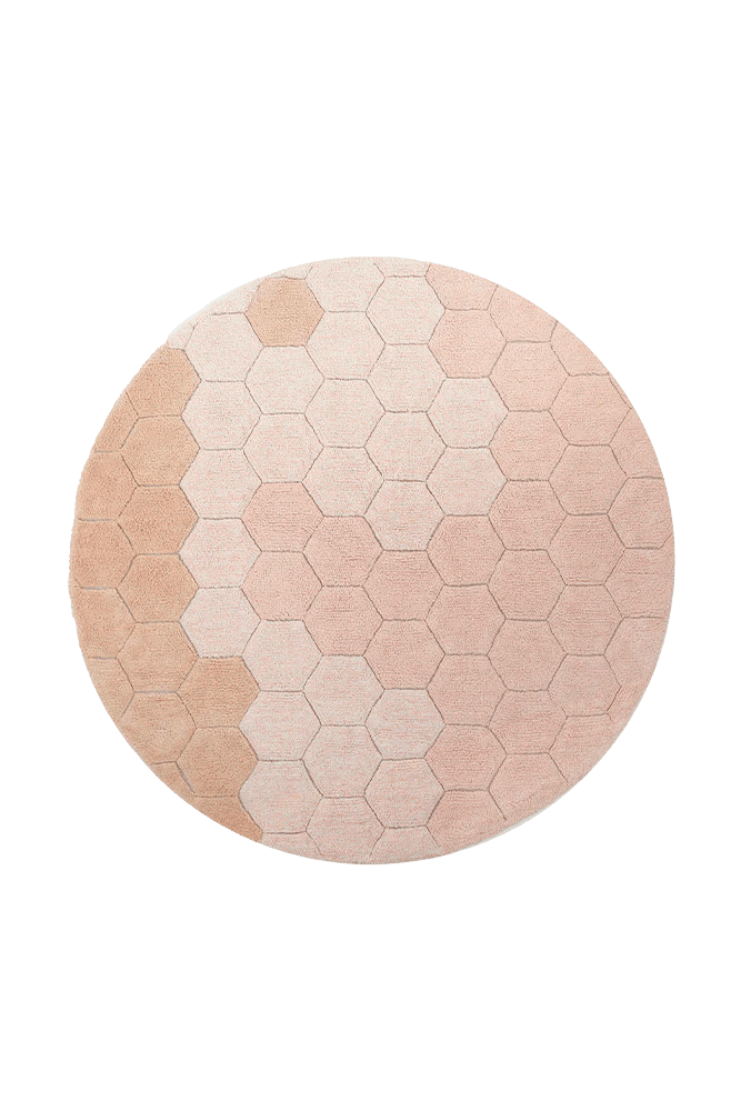 Washable Round Honeycomb Rug by Lorena Canals - Maude Kids Decor