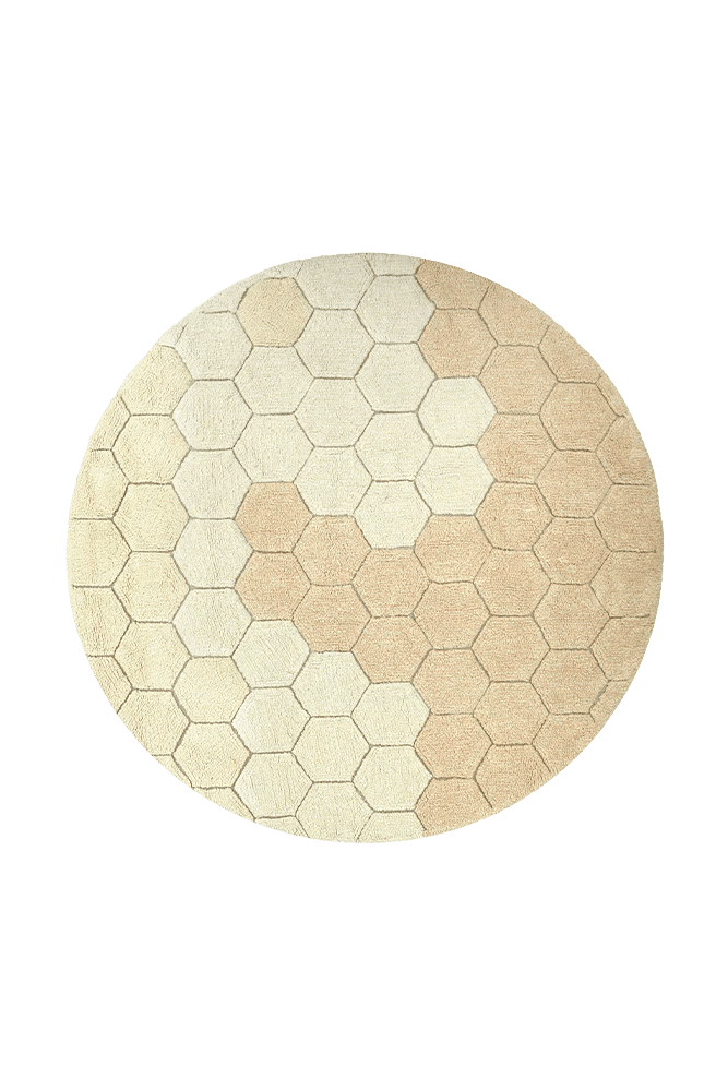 Washable Round Honeycomb Rug by Lorena Canals - Maude Kids Decor