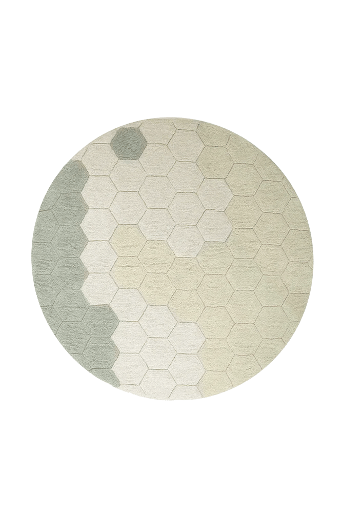 Washable Round Honeycomb Rug by Lorena Canals - Maude Kids Decor