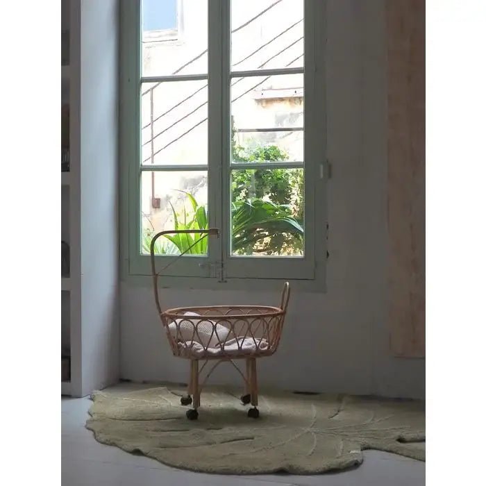 Washable Rug | Monstera Olive by Lorena Canals - Maude Kids Decor