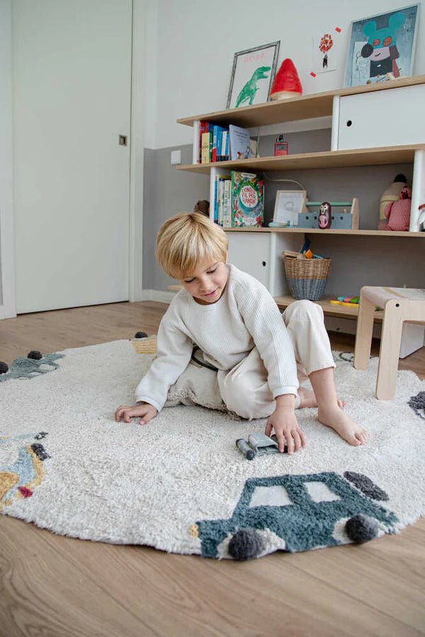 Washable Rug | Wheels by Lorena Canals - Maude Kids Decor