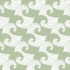 Waves Crib Fitted Sheet by Swedish Linens - Maude Kids Decor