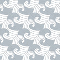 Waves Crib Fitted Sheet by Swedish Linens - Maude Kids Decor
