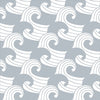 Waves Crib Fitted Sheet by Swedish Linens - Maude Kids Decor
