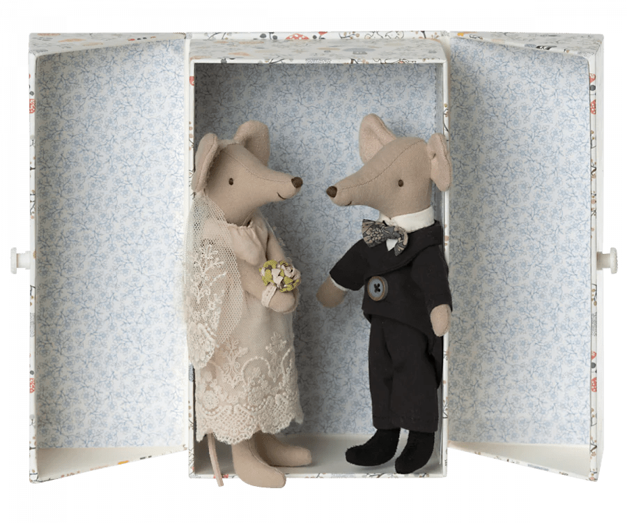 Wedding Mice Couple in Box by Maileg - Maude Kids Decor