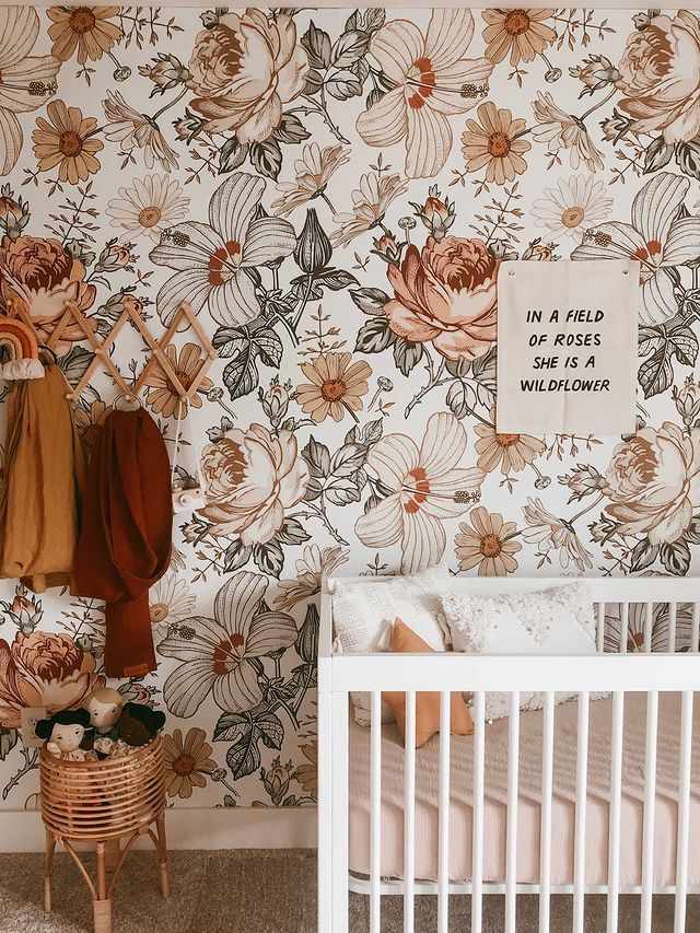 Wildflower Canvas Banner by Imani Collective - Maude Kids Decor