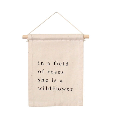 Wildflower Hang Sign by Imani Collective - Maude Kids Decor