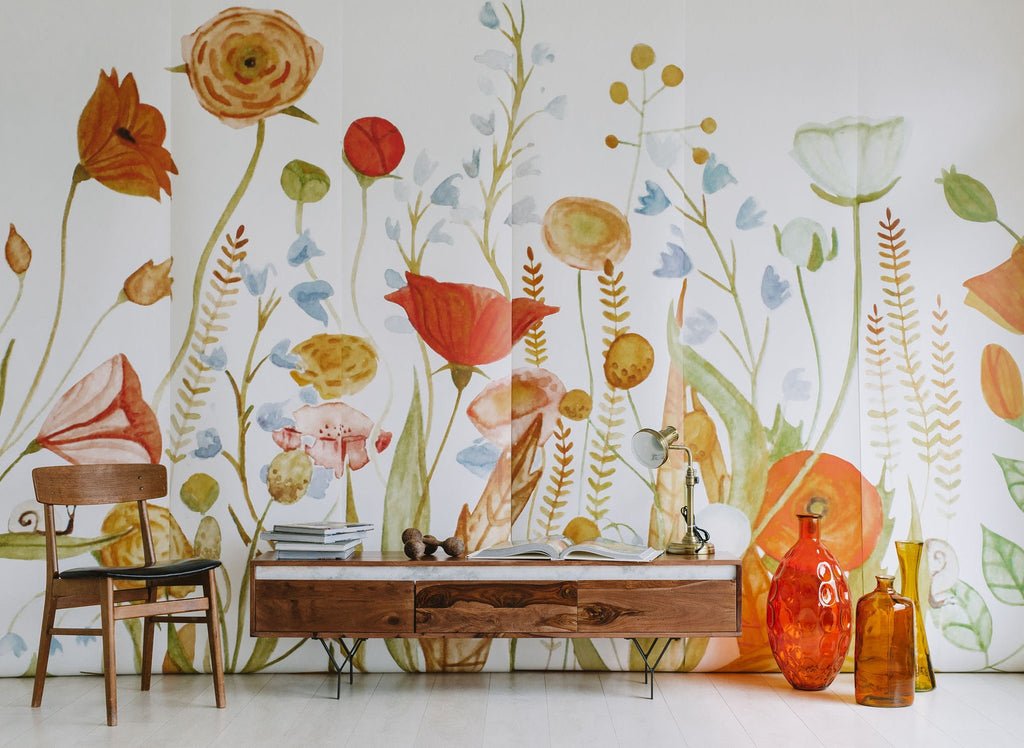 Wildflower Mural by Anewall - Maude Kids Decor