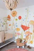 Wildflower Mural by Anewall - Maude Kids Decor