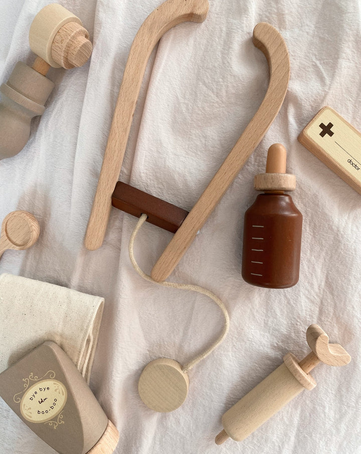 Wooden Doctor Set by Konges Sløjd - Maude Kids Decor