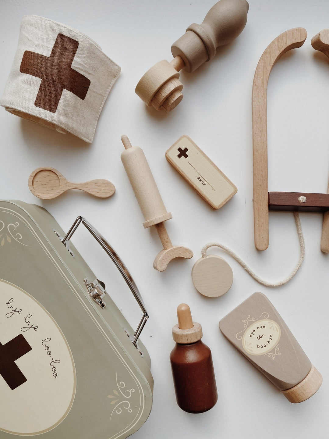 Wooden Doctor Set by Konges Sløjd - Maude Kids Decor