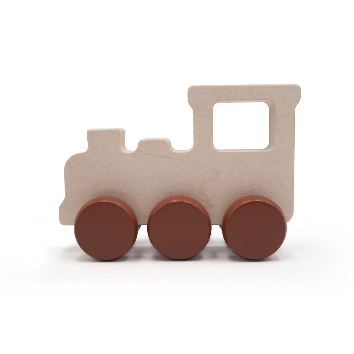 Wooden Locomotive Rolling Toy by Briki Vroom Vroom - Maude Kids Decor
