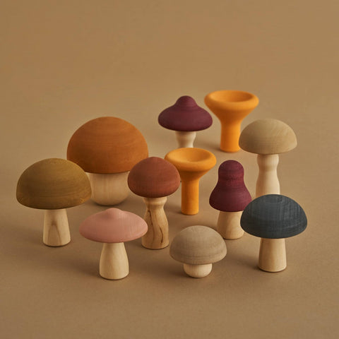 Wooden Mushrooms by Raduga Grez - Maude Kids Decor