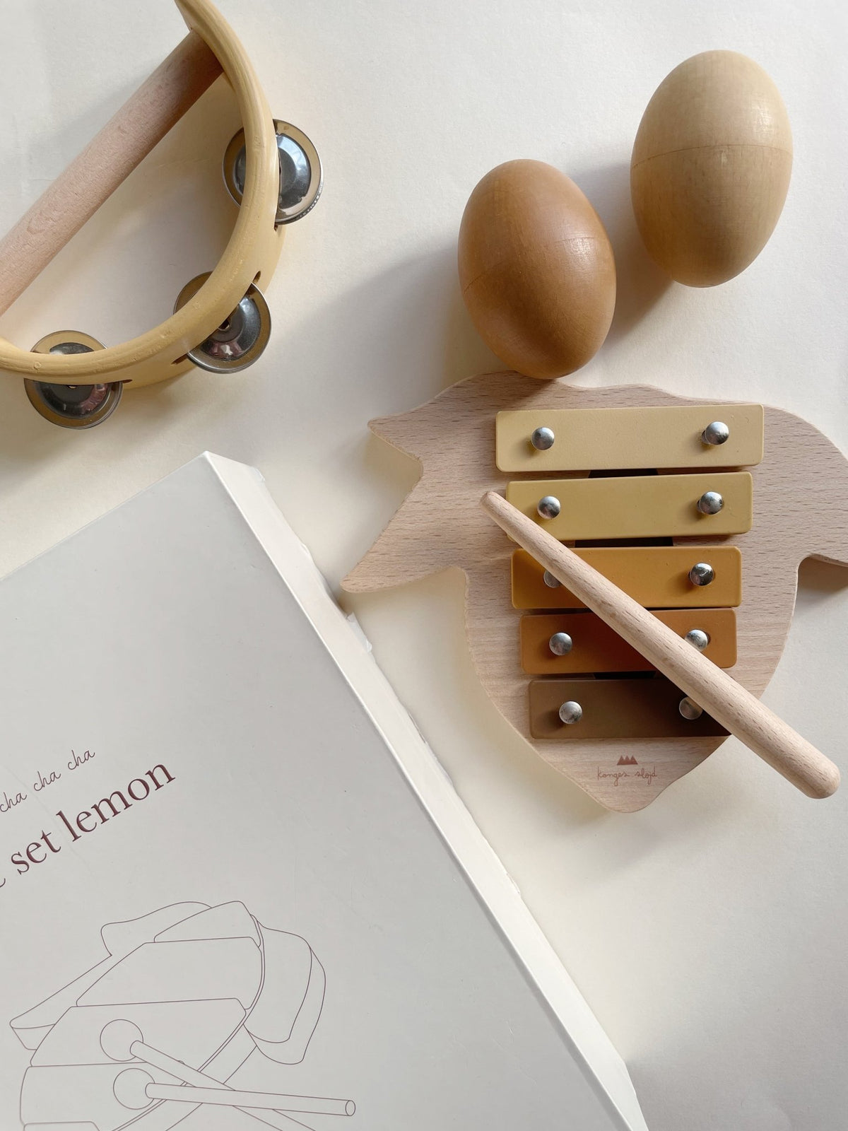 Wooden Music Set | Lemon by Konges Sløjd - Maude Kids Decor