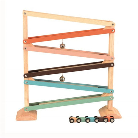 Wooden Slide Game | 5 Colours with Cars by Egmont - Maude Kids Decor