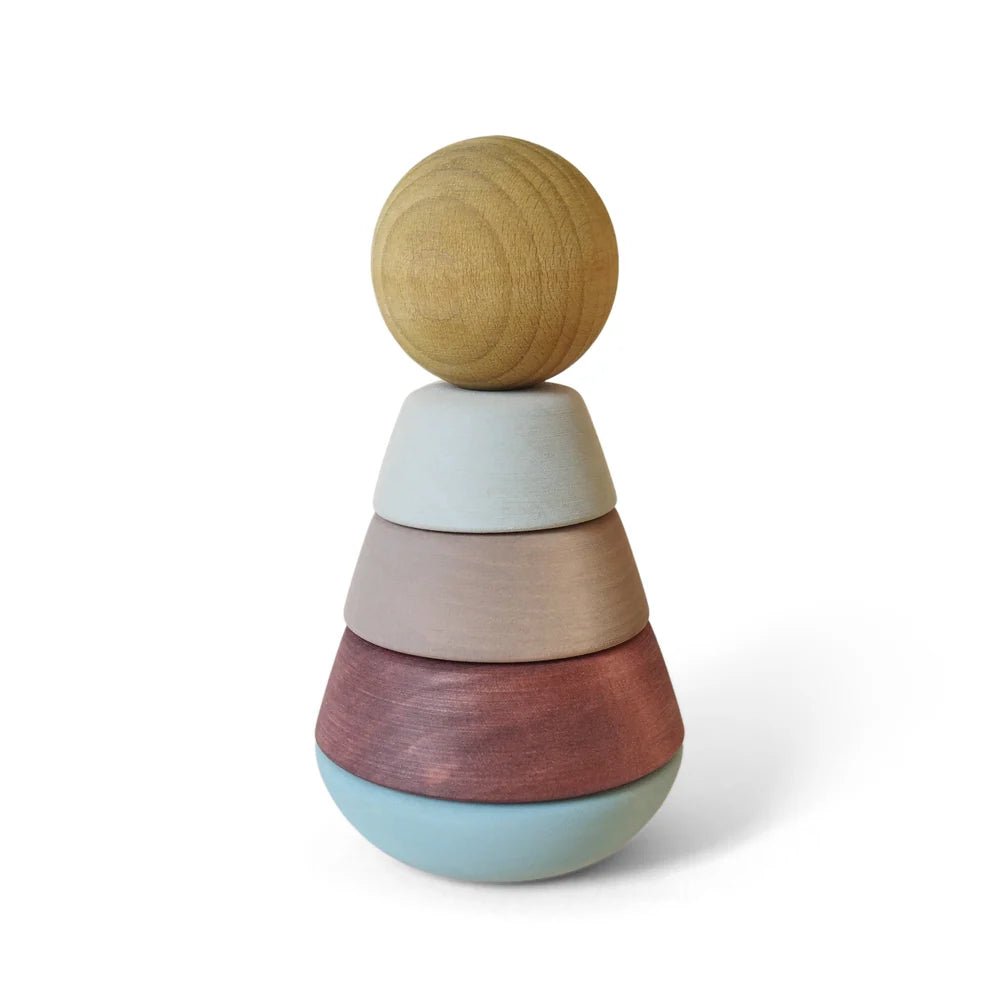 Wooden Stacking Tower by Briki Vroom Vroom - Maude Kids Decor