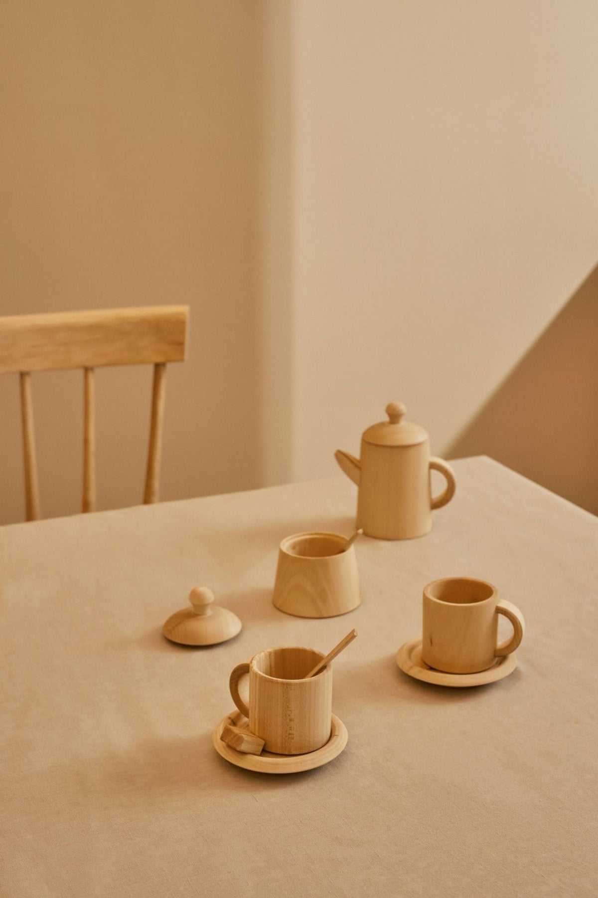 Wooden Tea Set | Natural by Raduga Grez - Maude Kids Decor